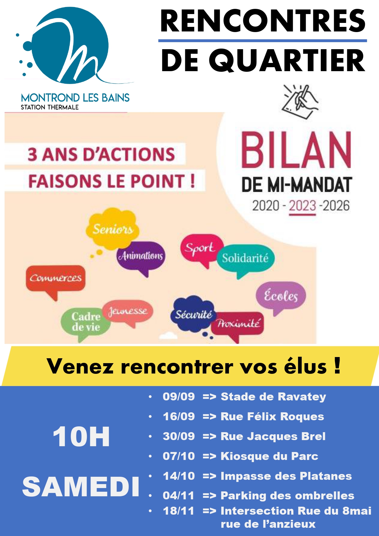 Referents de quartier bilan