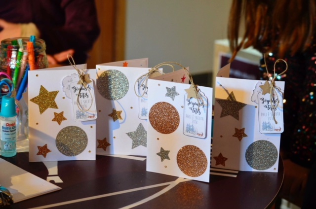 Atelier creation carte de voeux