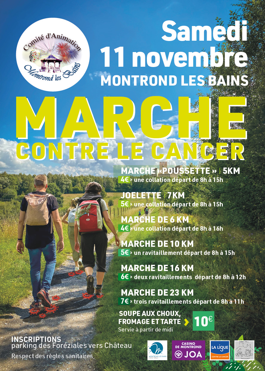 Flyer Marche contre cancer Montrond