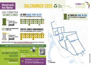 Calendrier dechets collecte 2025