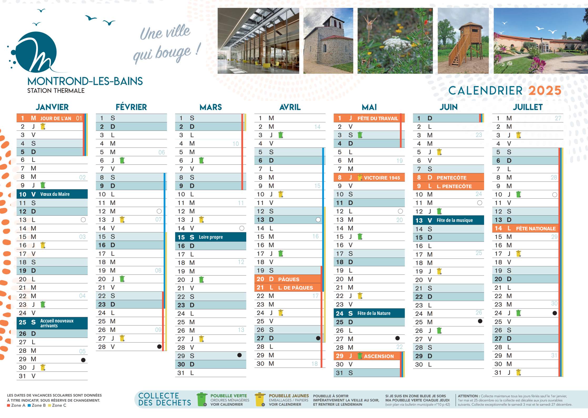 Calendrier 2025 P1 Calendrier 2025 P1