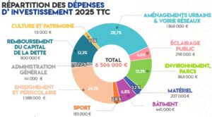 Dépenses d'investissement 2025