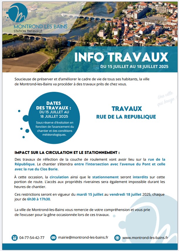 INFO TRAVAUX RUE DE LA REPUBLIQUE V2