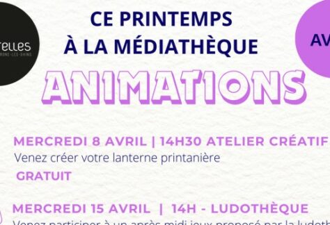 Couv ce printemps à la médiathèque Avril