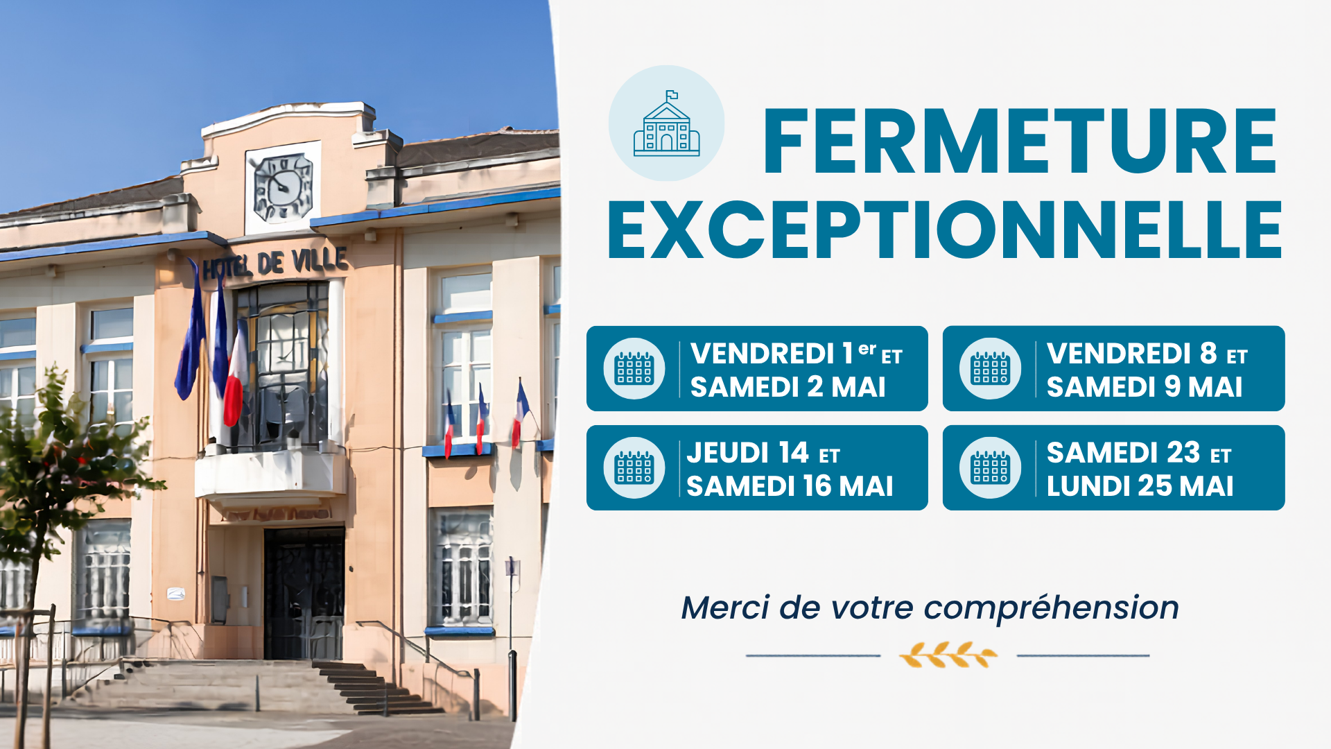 FERMETURE MAIRIE