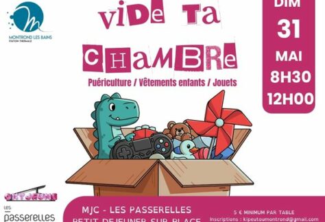 Vide ta chambre - 31 mai