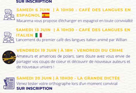 programme médithèque