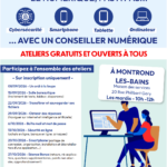 Affiche com conseillier numérique Montrond les Bains