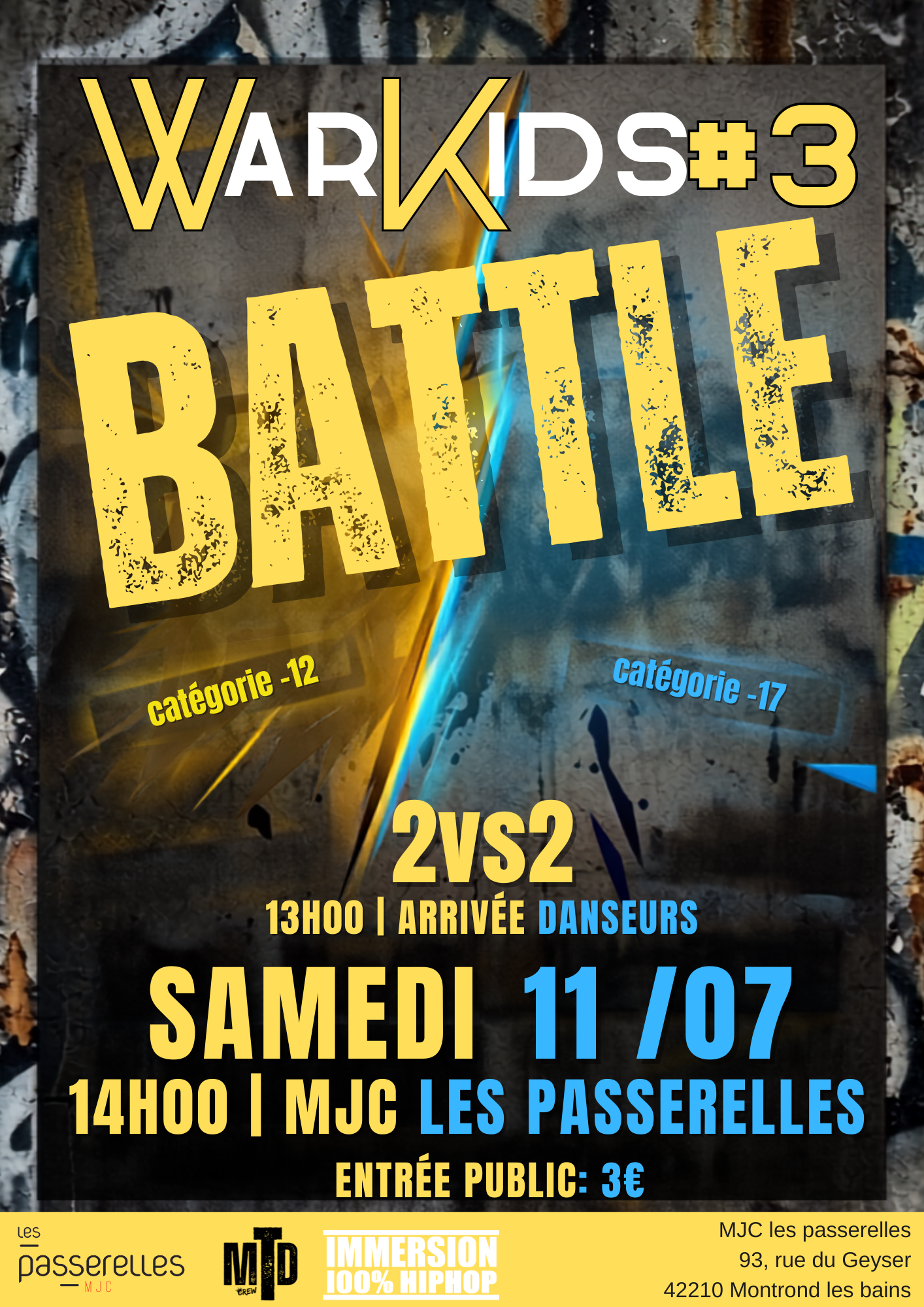 Battle WARKIDS#3 - 11 juillet