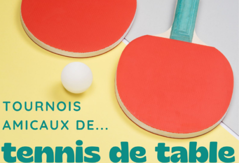 Tournois tennis de table - visuel