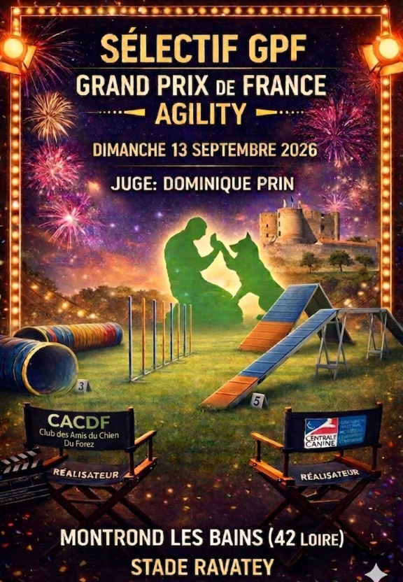 Affiche concours CACDF du 13 sept 2026