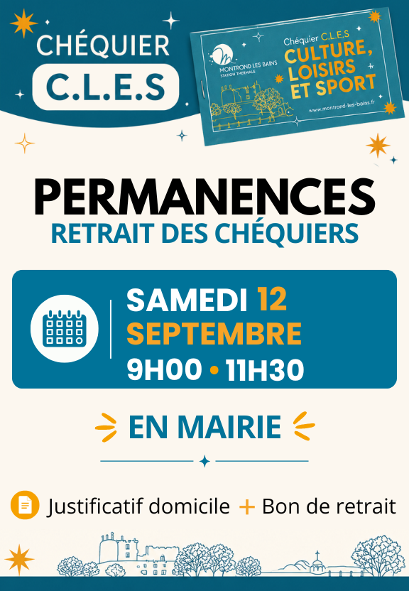 permanence chequiers CLES - 12 sept