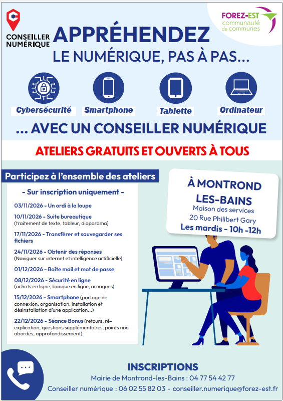 Ateliers numériques 2026