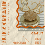 MEDIATHEQUE Ateliers créatifs - 21oct