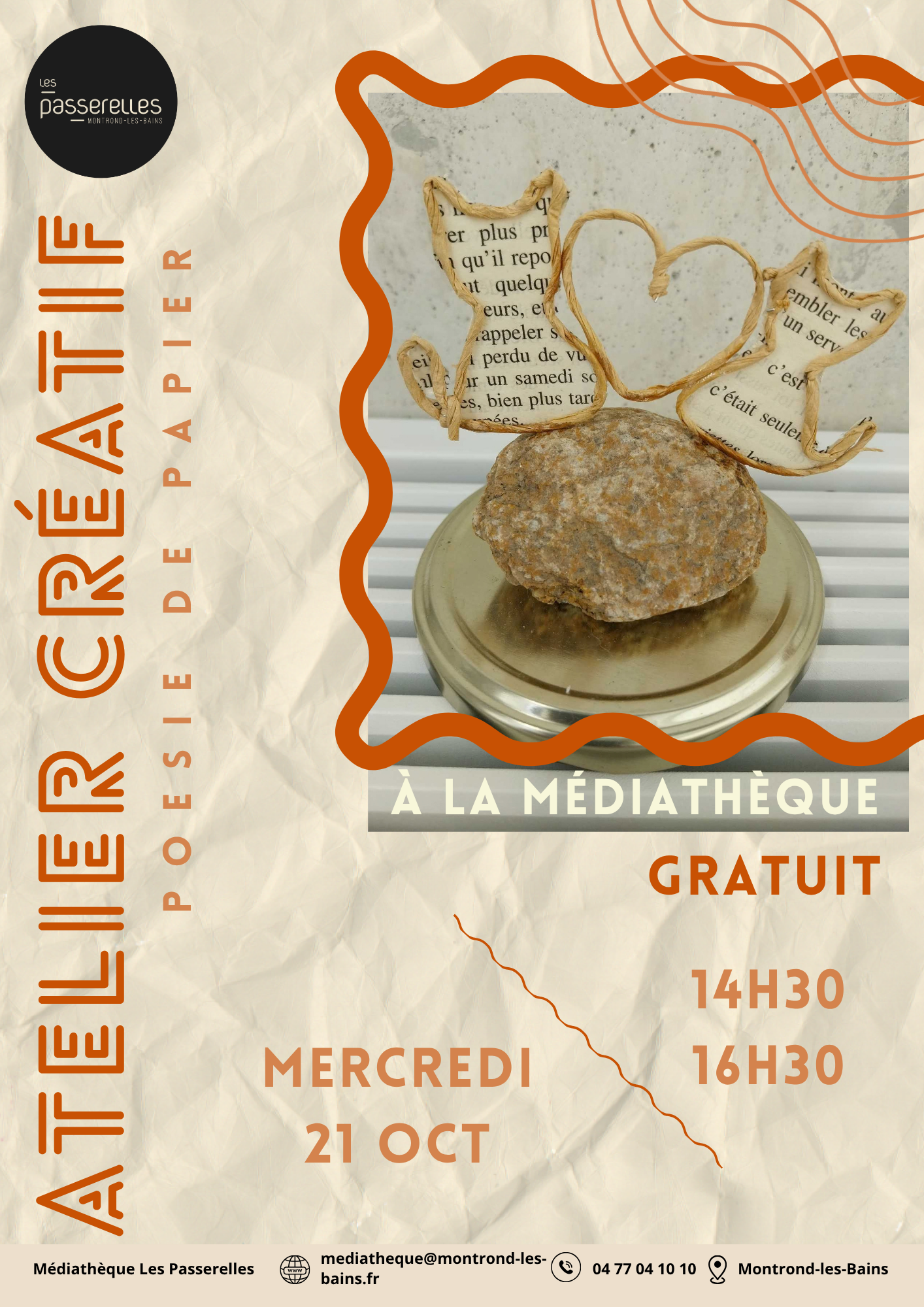 MEDIATHEQUE Ateliers créatifs - 21oct