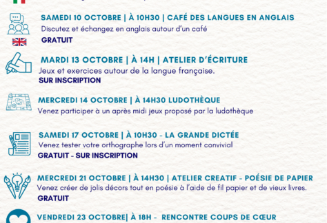 MEDIATHEQUE OCTOBRE