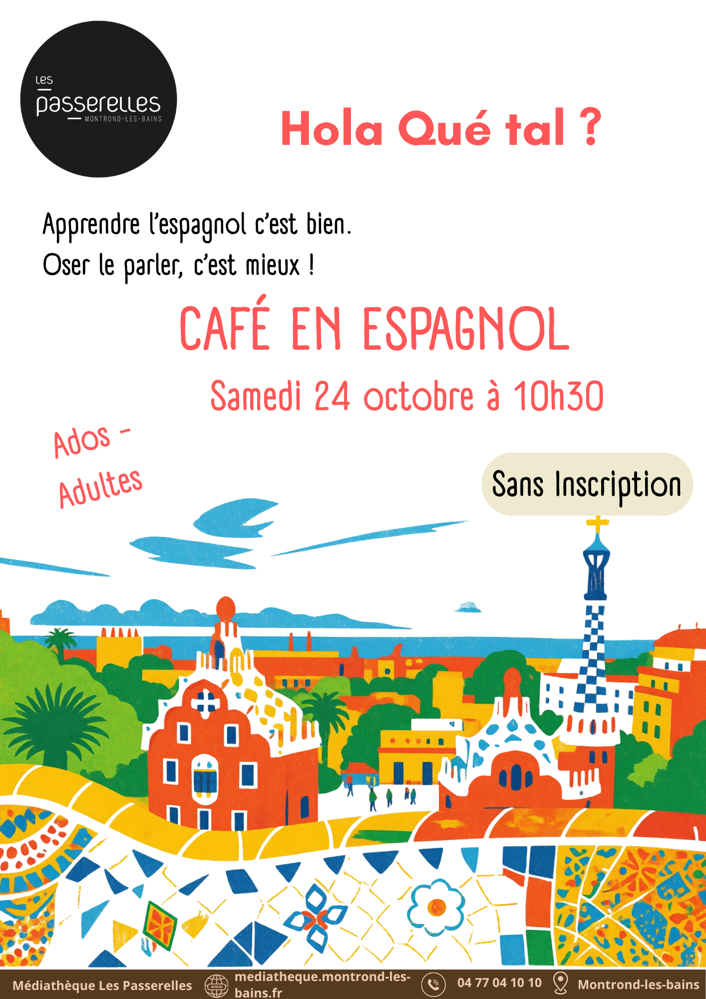 MEDIATHEQUE cafe espagnol - 24 oct