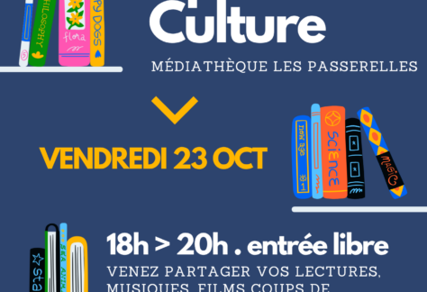 MEDIATHEQUE rencontre coup de coeur 23 octobre