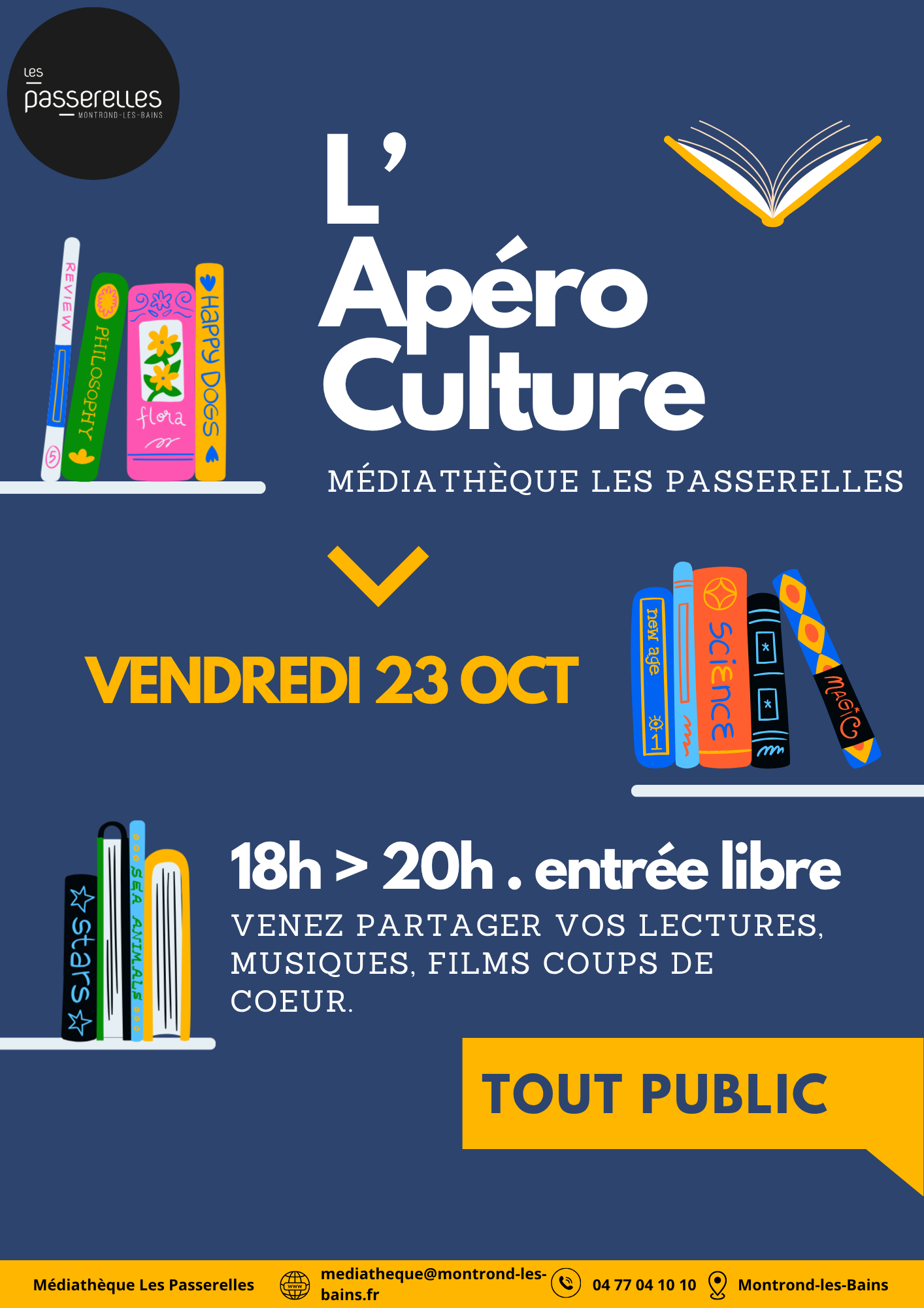 MEDIATHEQUE rencontre coup de coeur 23 octobre