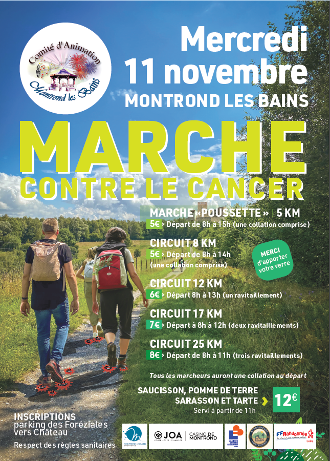 affiche marche cancer 2026